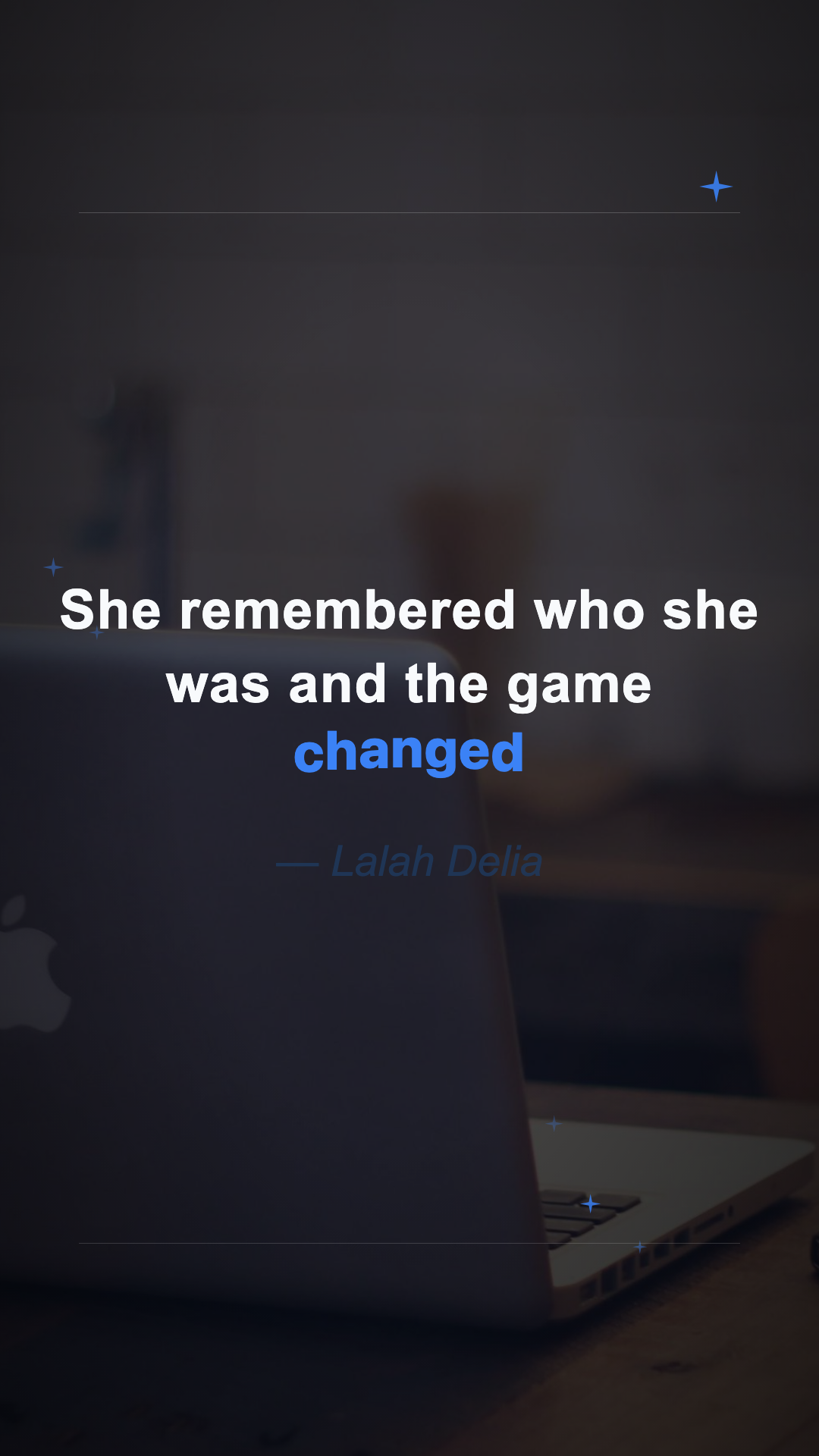 Aesthetic Quote - Dark Moody