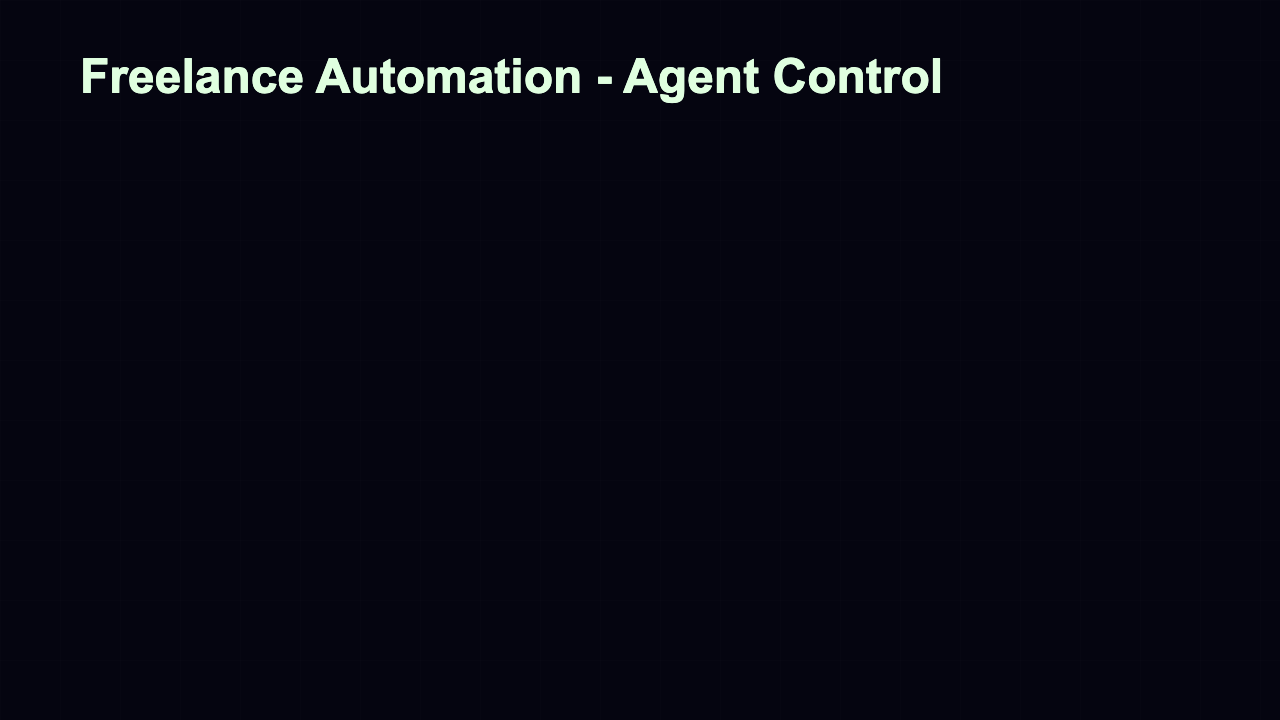 Agent Dashboard - Matrix Neon