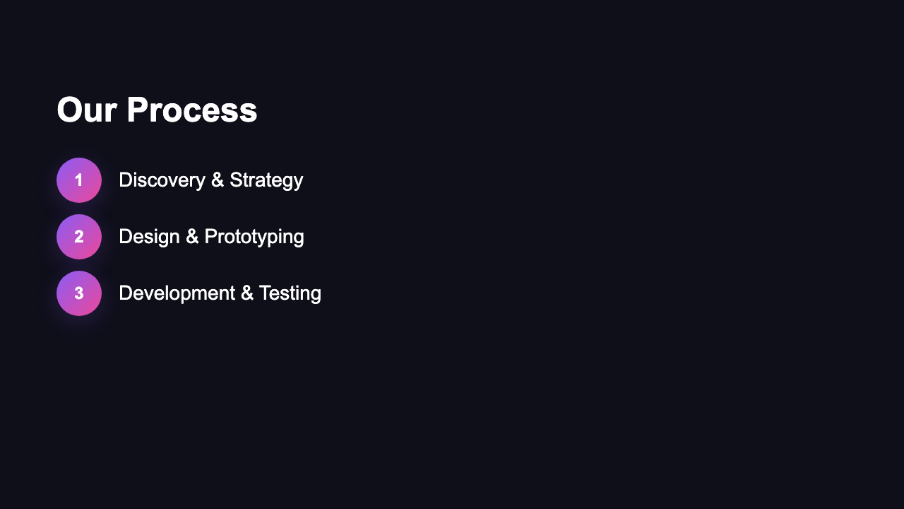 Animated List - Bold