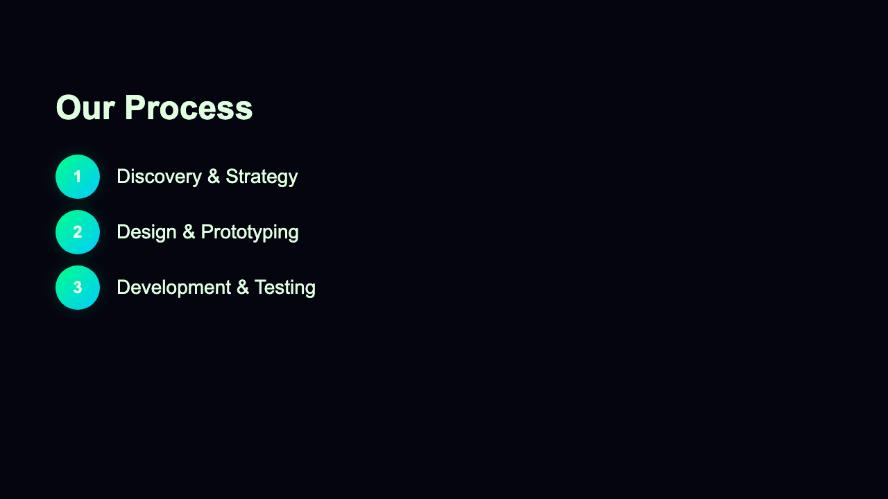 Animated List - Neon