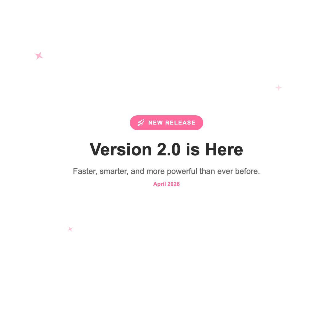 Announcement preview