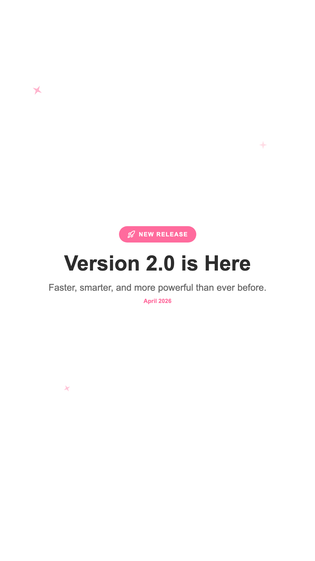 Announcement - Candy Banner Vertical