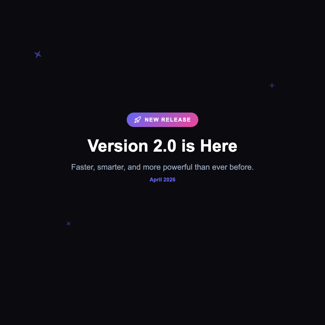 Announcement preview