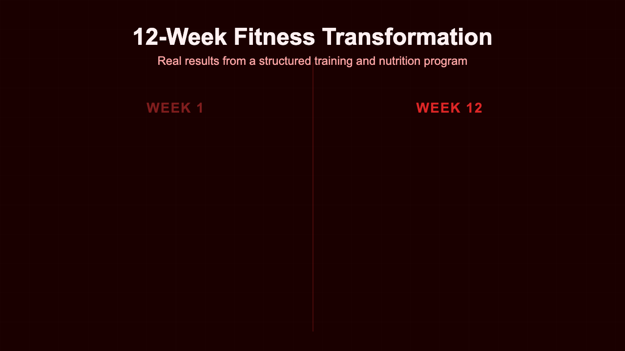 Before / After - Crimson Split Screen