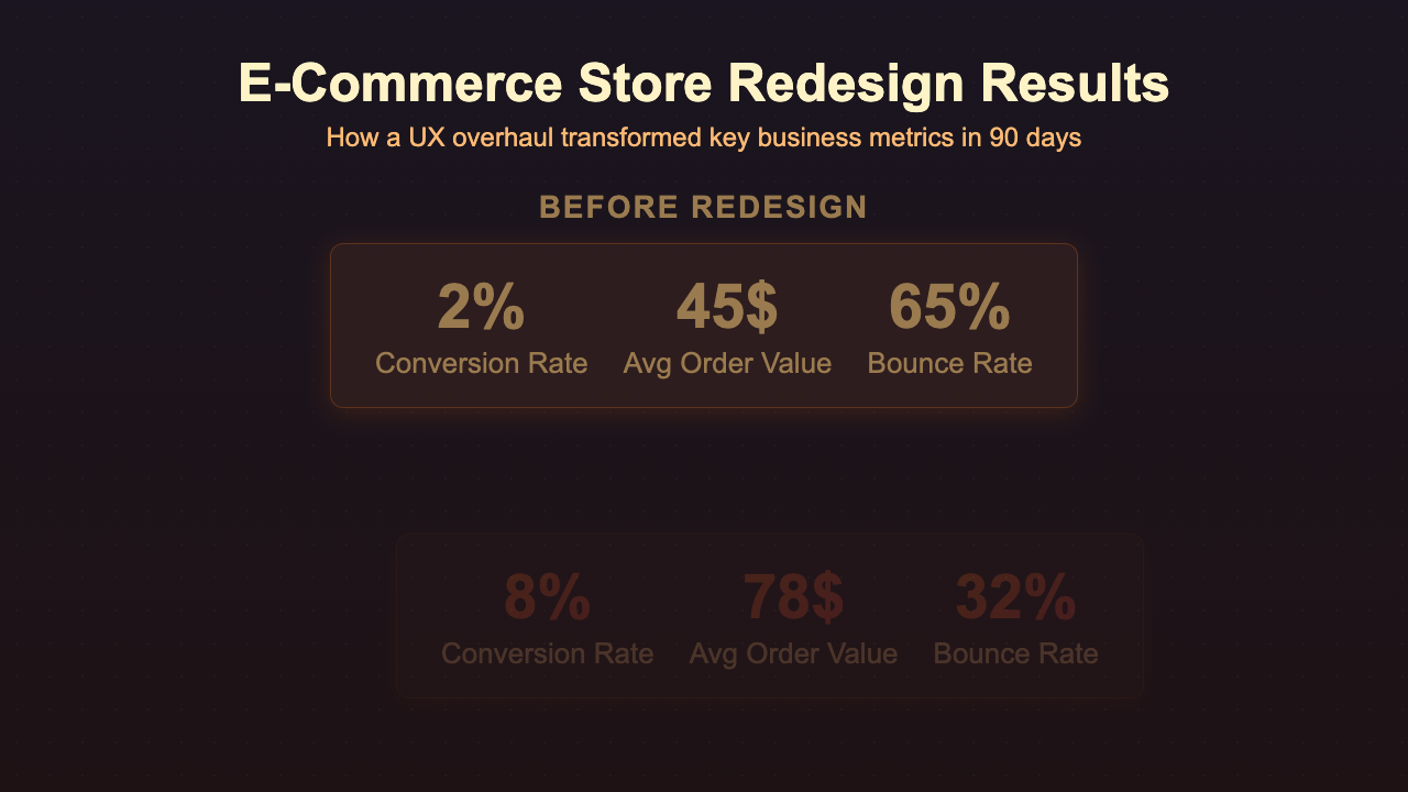 Before / After - Warm Reveal Wipe