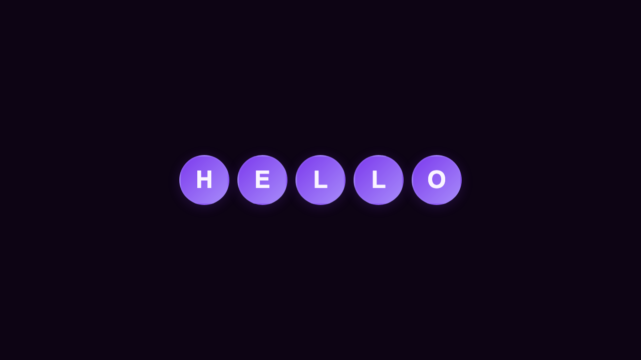 Bubble Pop Text - Lavender