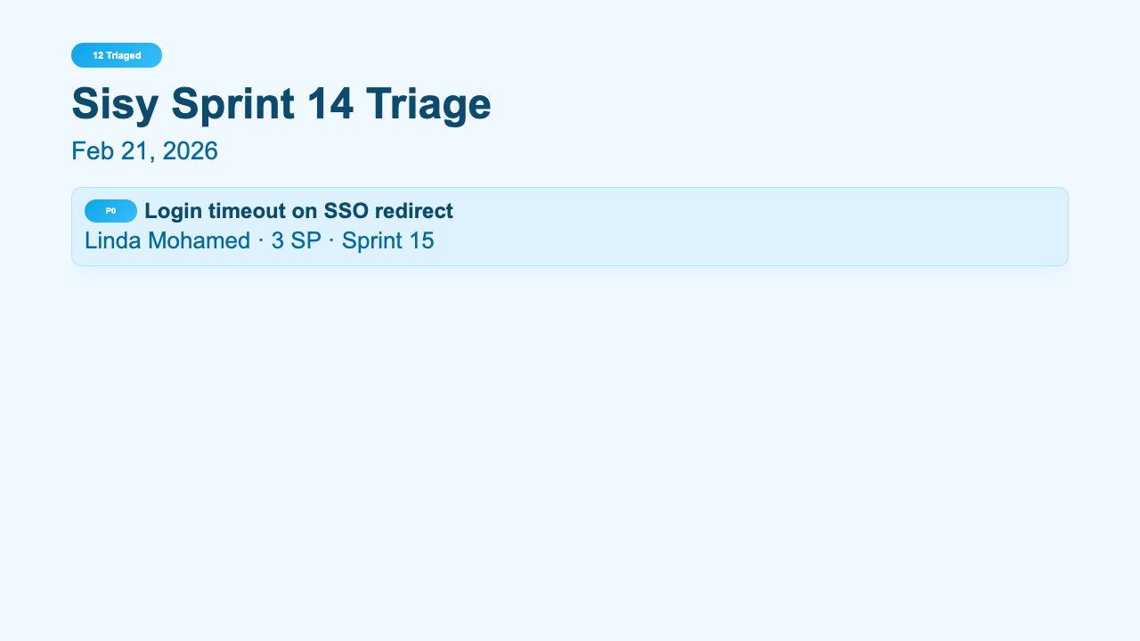 Bug Triage - Bug Triage Arctic Triage List