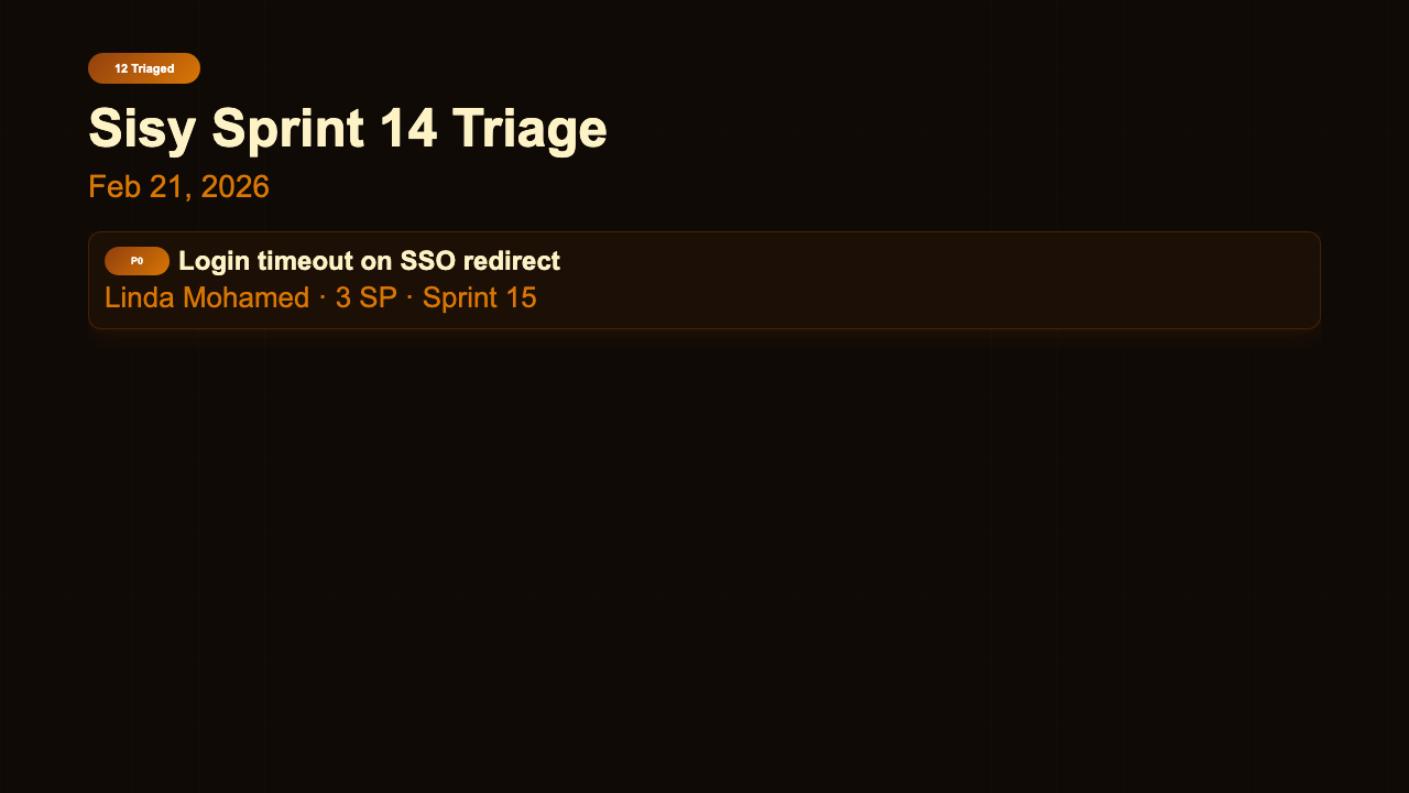 Bug Triage - Bug Triage Espresso Triage List