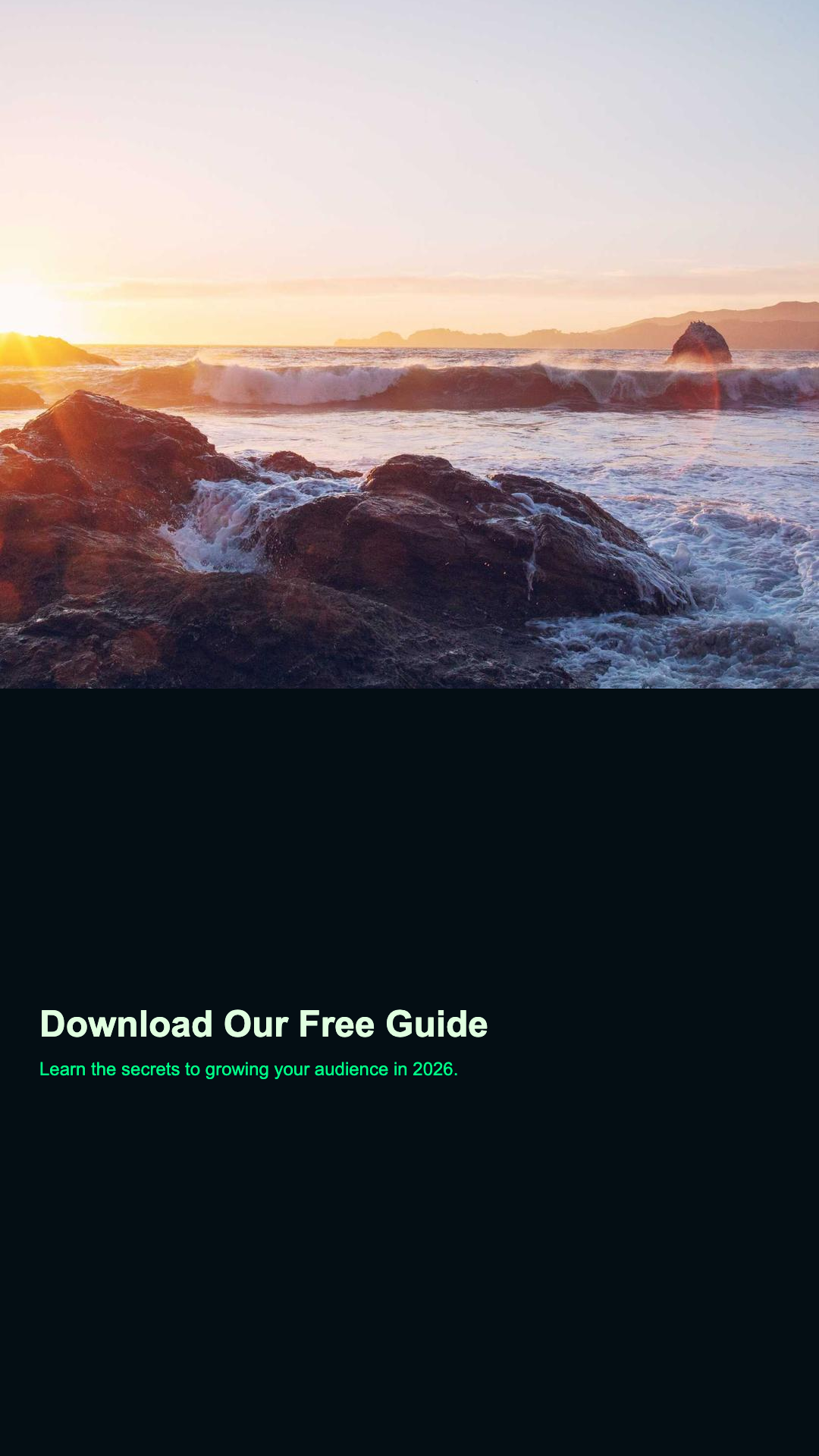 Call to Action - Neon Split Vertical