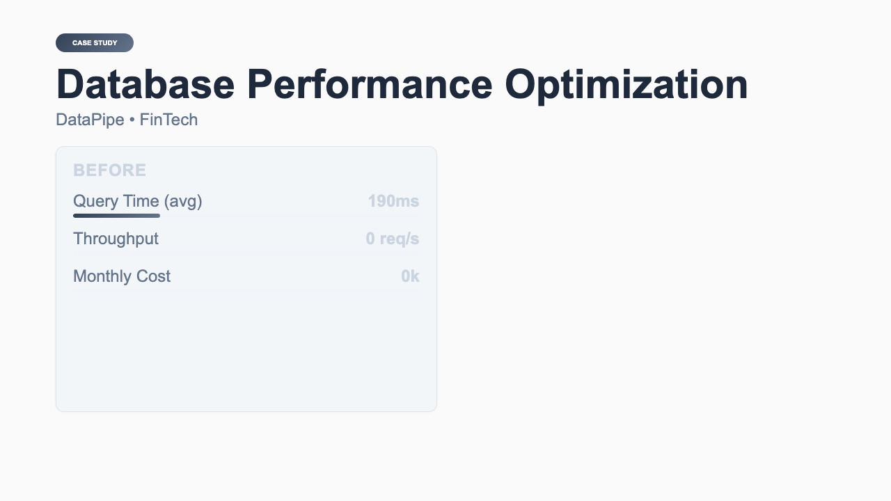 Case Study - Minimal Comparison