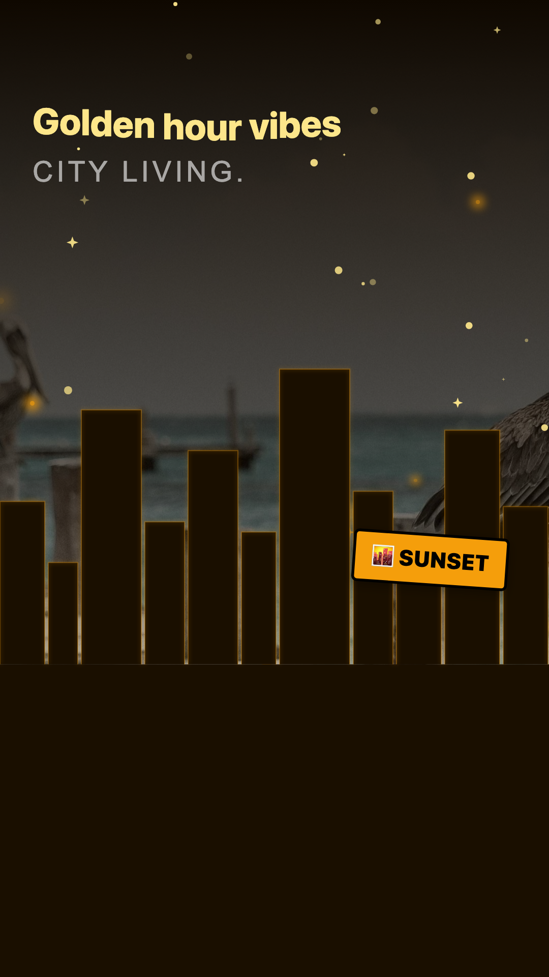 City Lights - Golden Hour