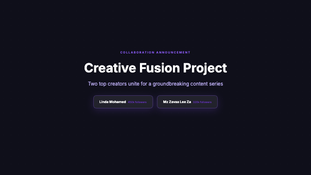 Collaboration - Bold Announcement