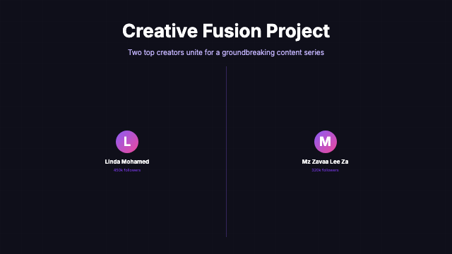 Collaboration - Bold Split Screen