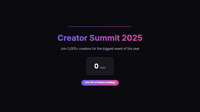 Countdown Hype - Dark Teaser