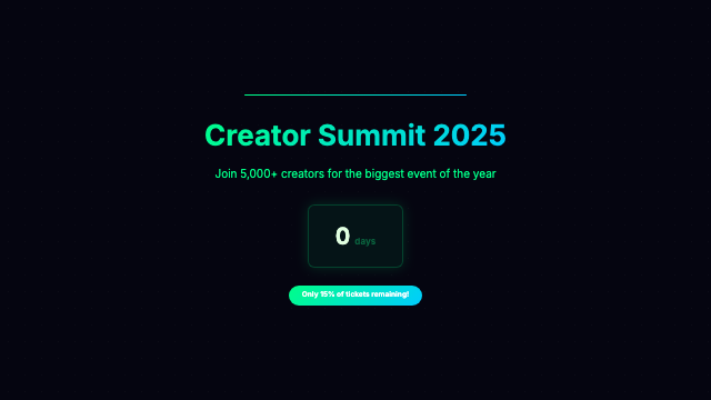 Countdown Hype - Neon Teaser