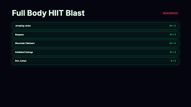 Fitness Routine preview