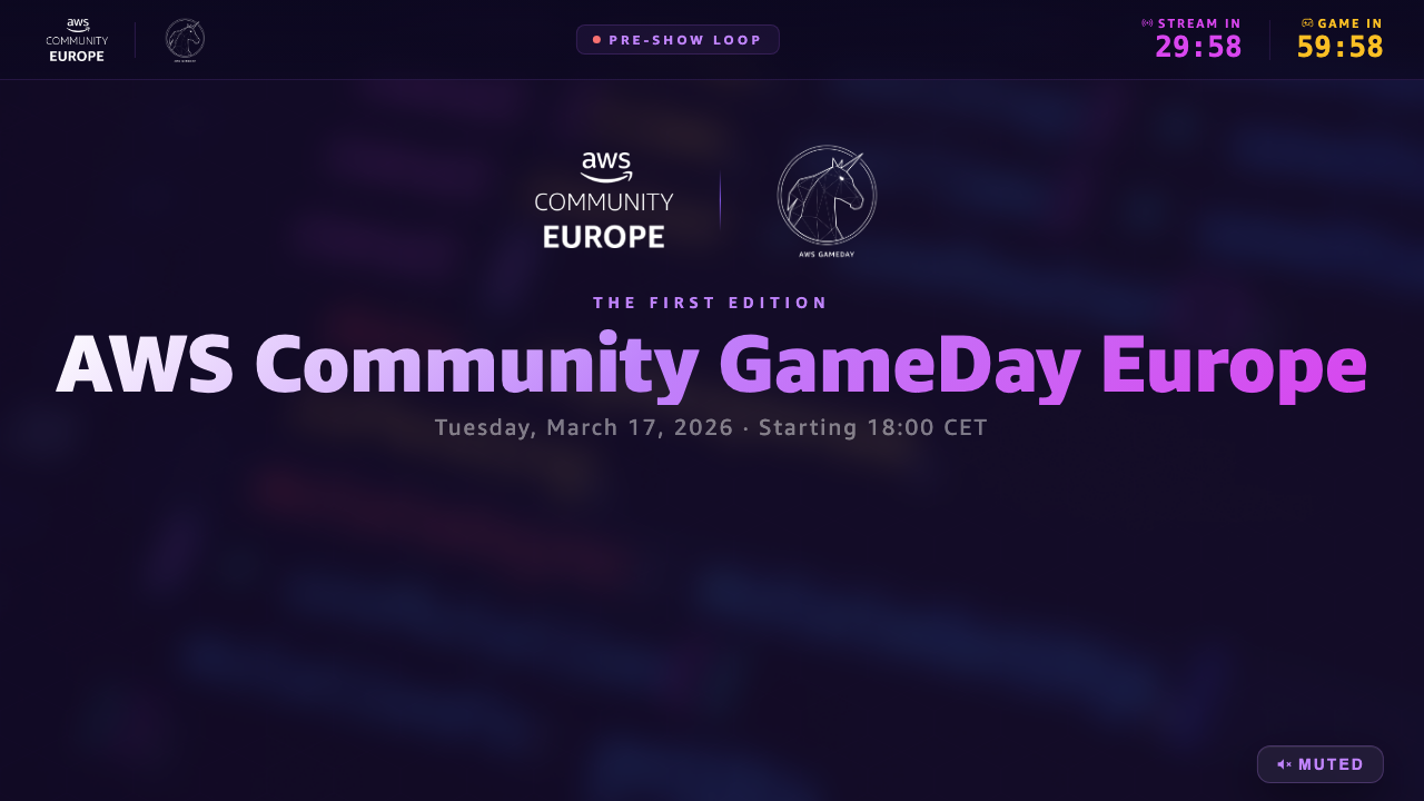 Community GameDay Europe - Info Loop