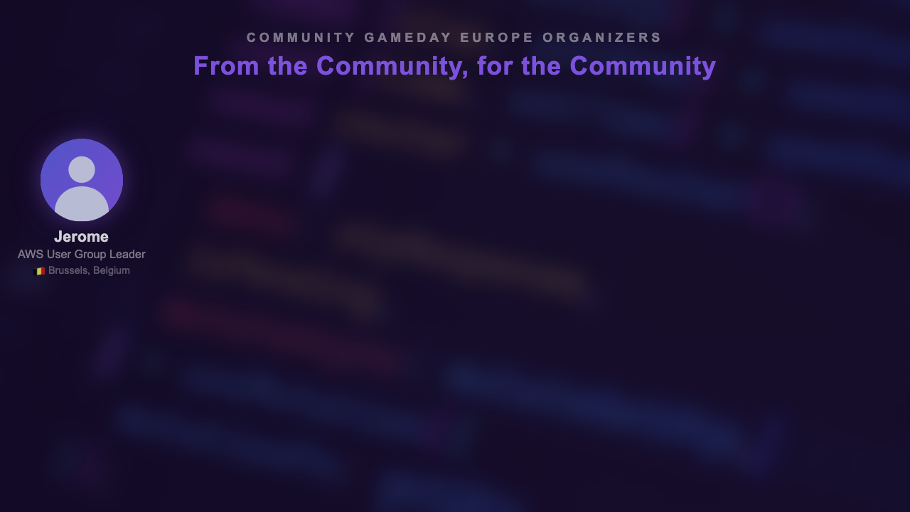 Community GameDay Europe preview