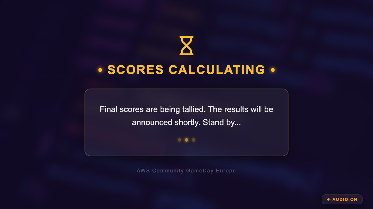 Community GameDay Europe - Scores Calculating