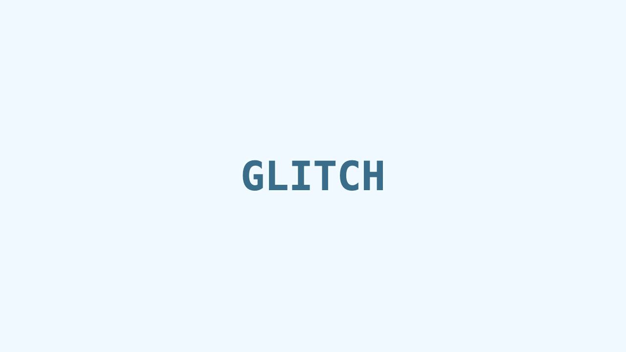 Glitch Text preview