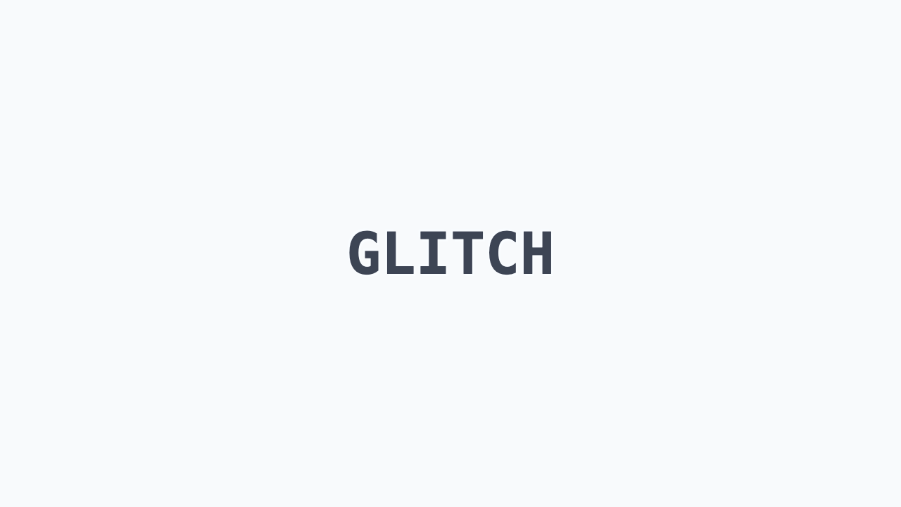 Glitch Text preview