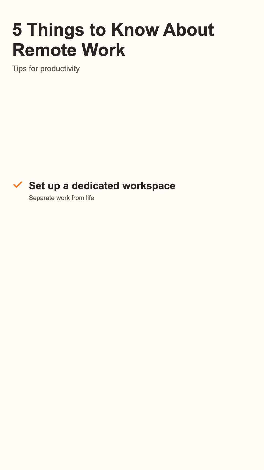 Listicle - Coral Stack