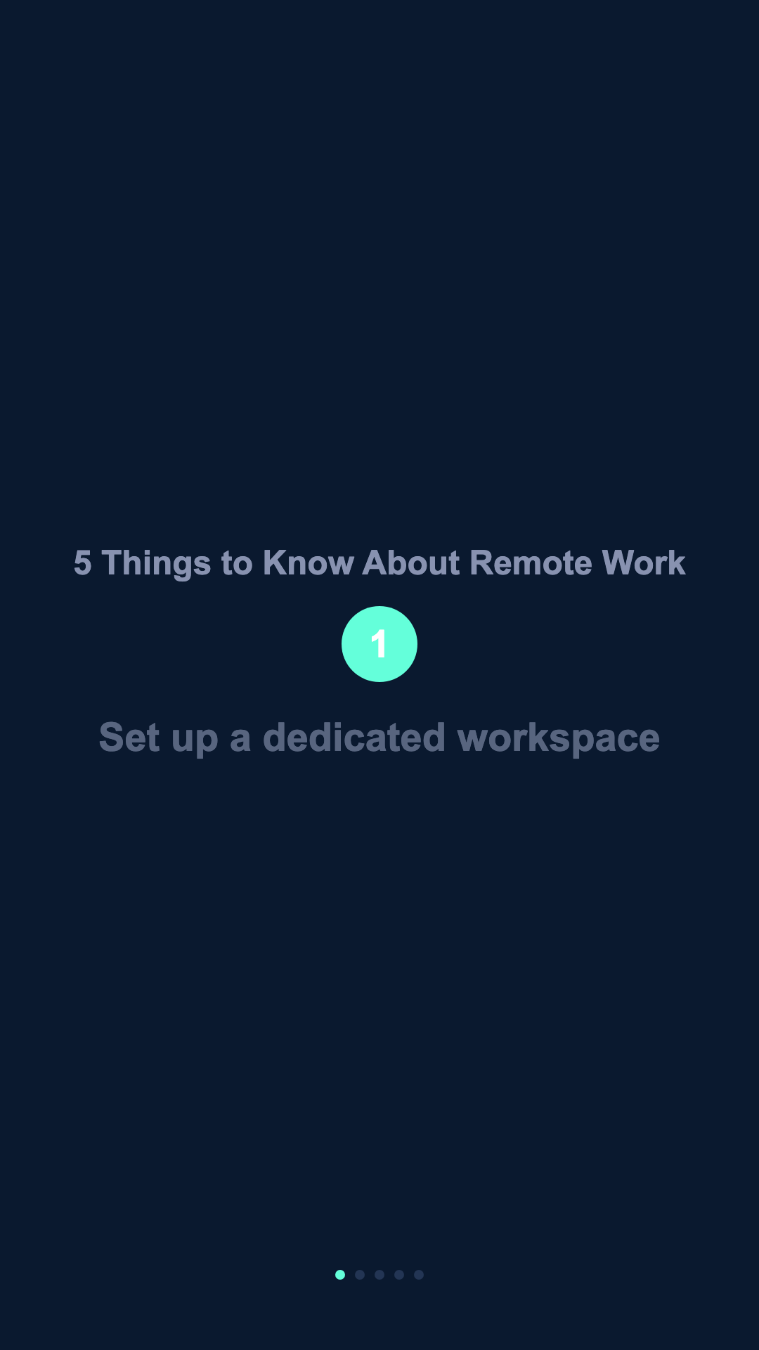 Listicle - Ocean Dark Reveal