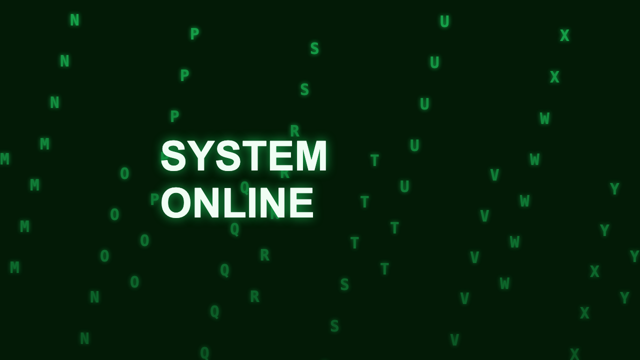 Matrix Rain - Forest