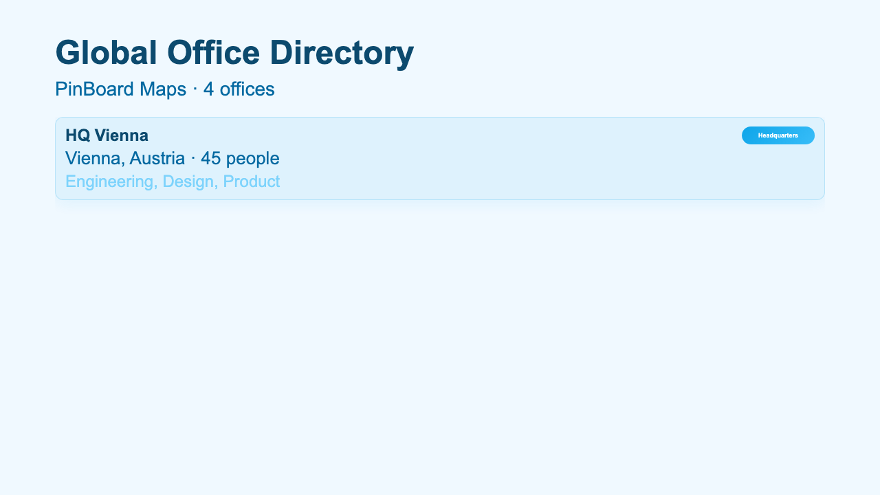 Office Directory preview