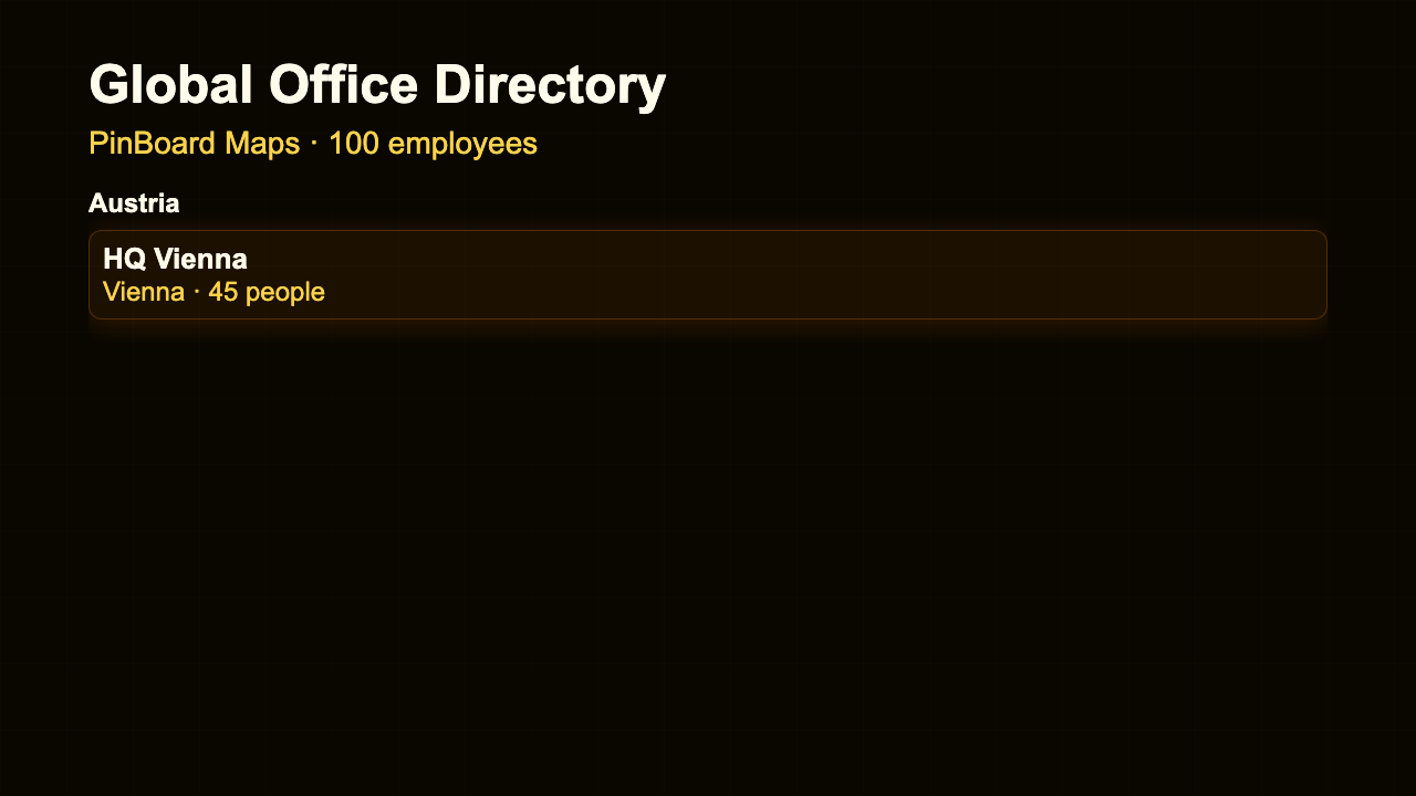 Office Directory preview