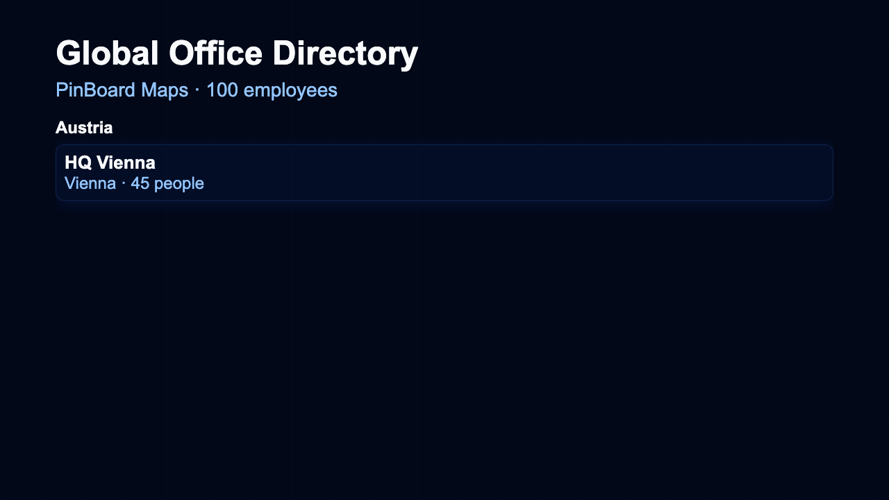 Office Directory preview