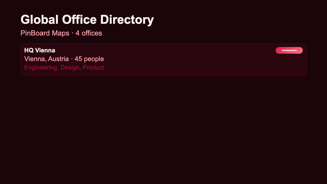 Office Directory preview