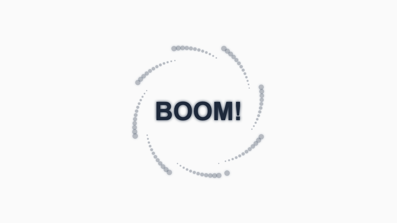 Particle Explosion - Minimal