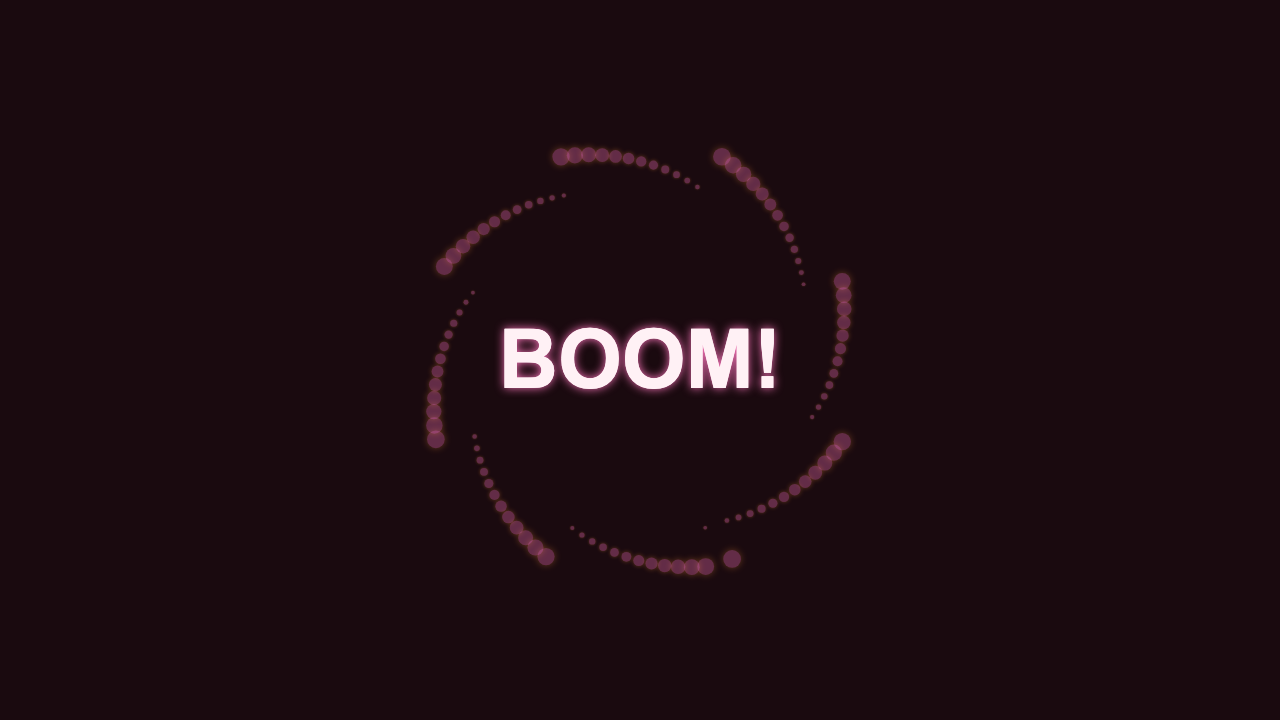 Particle Explosion - Sunset