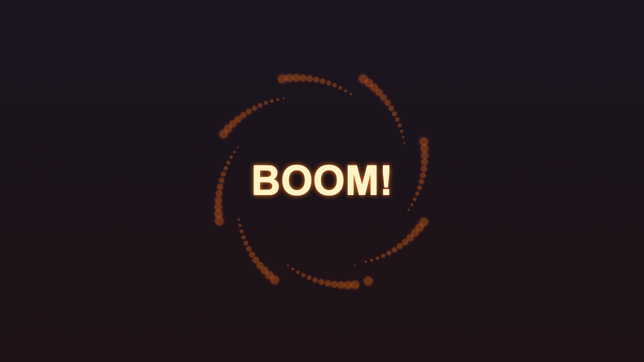 Particle Explosion - Warm