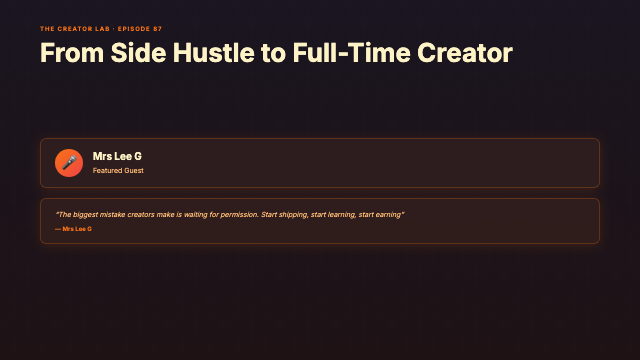 Podcast Audiogram - Warm Episode Promo