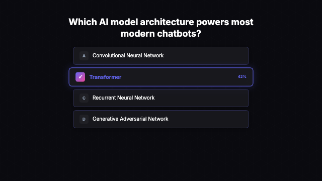 Poll / Quiz - Dark Reveal