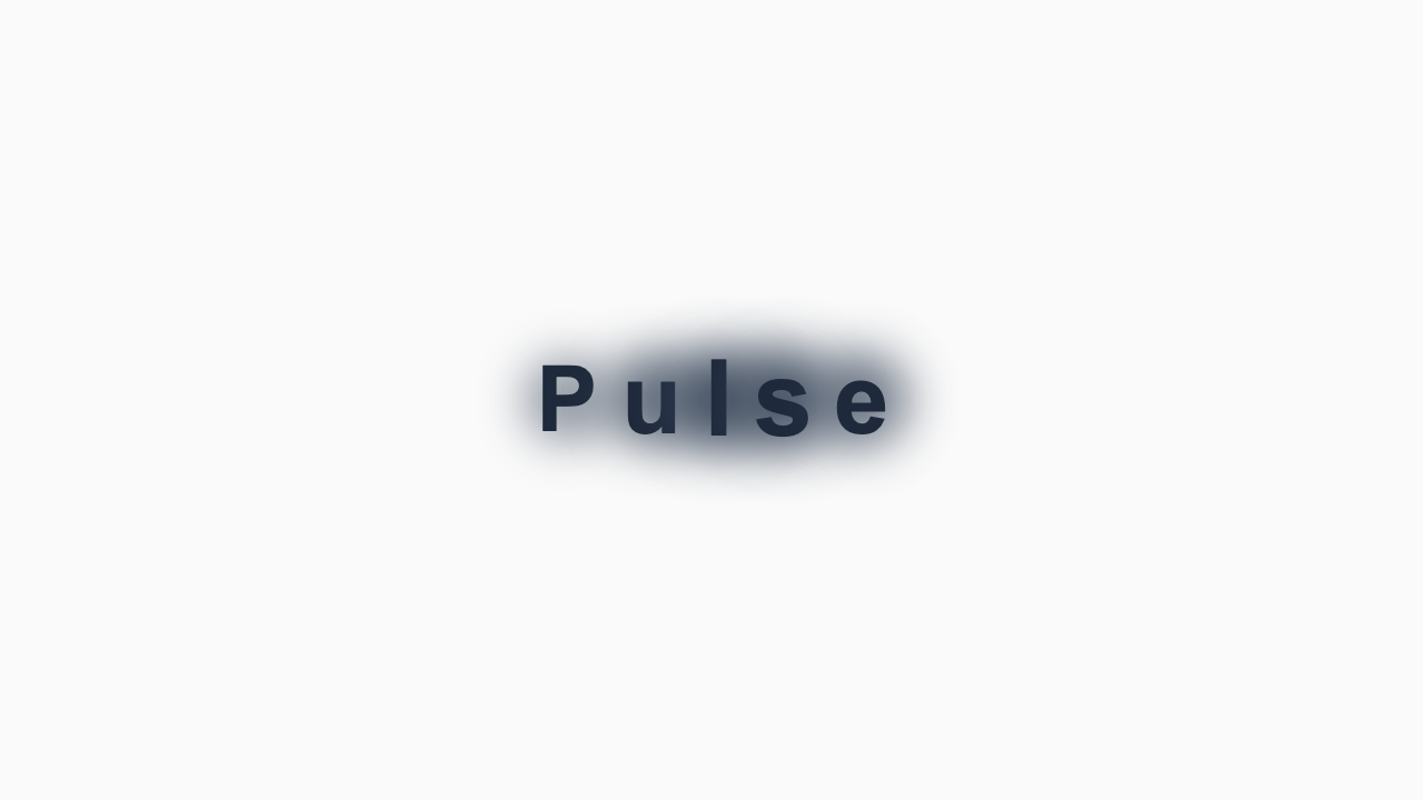 Pulsing Text preview