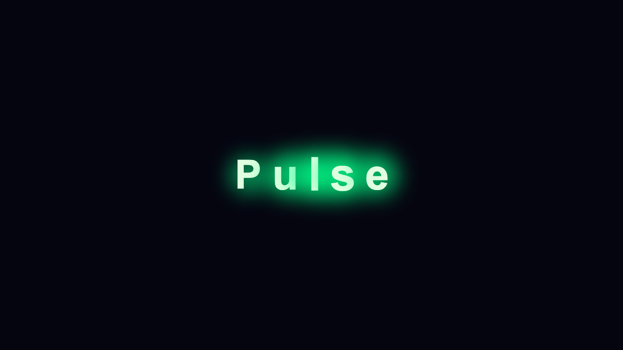 Pulsing Text preview