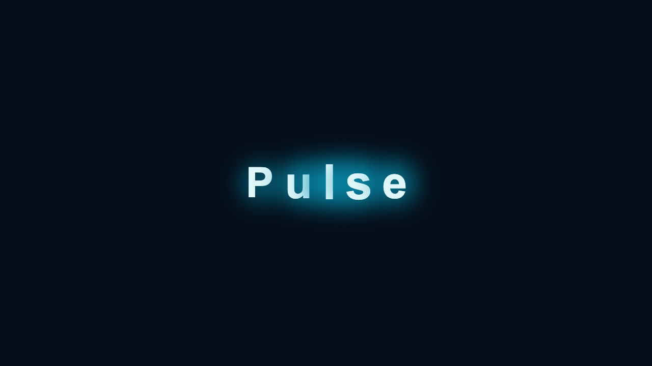 Pulsing Text preview