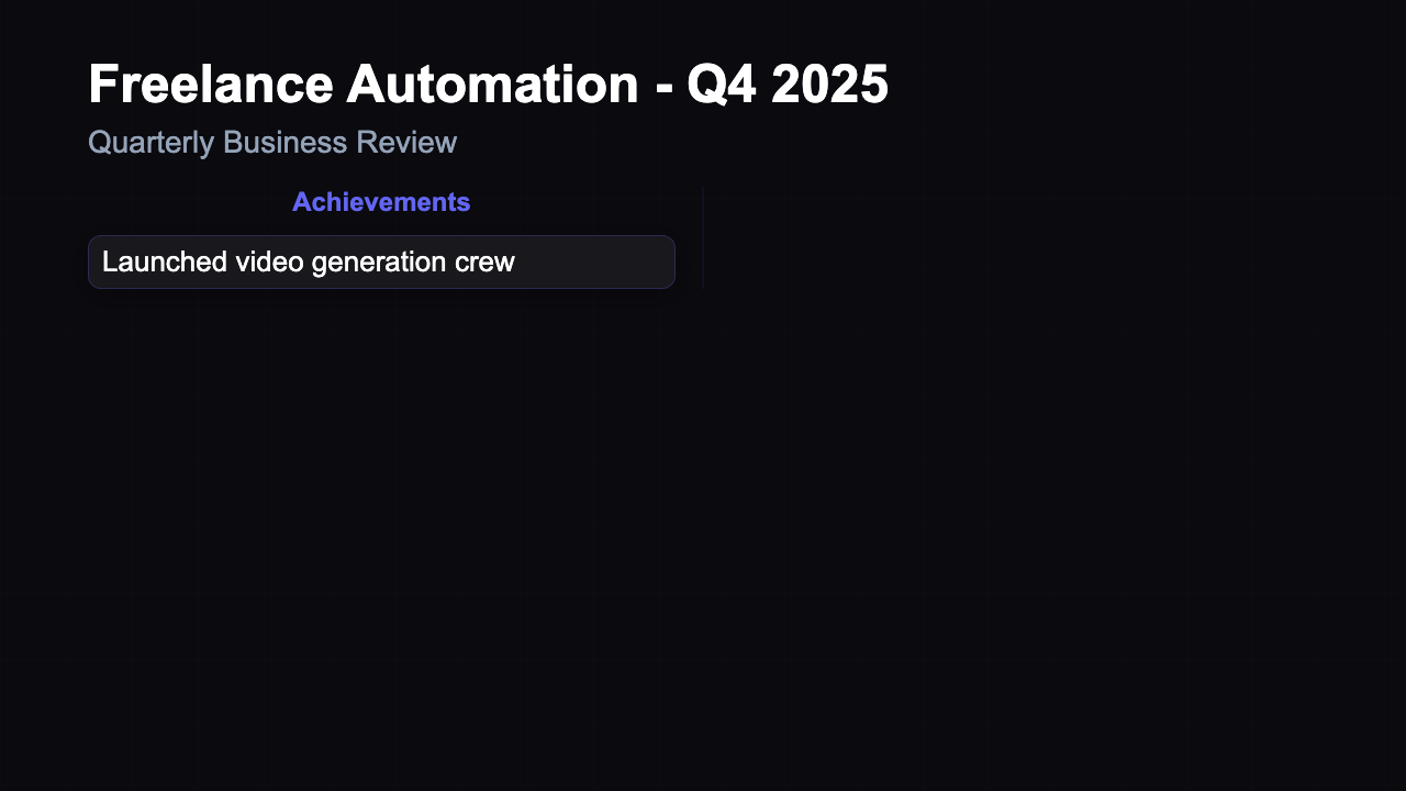 QBR Dashboard - Comparison Dark
