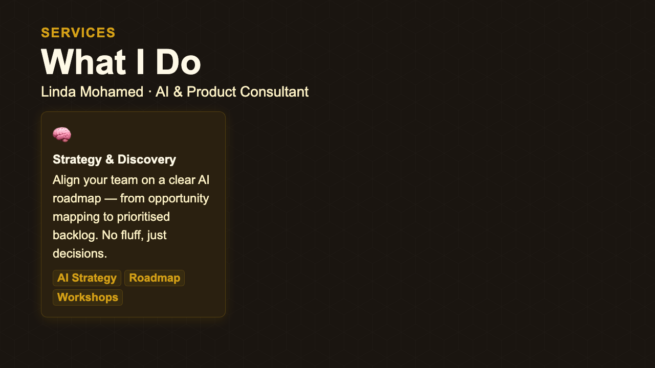 Service Overview - Finance Dashboard