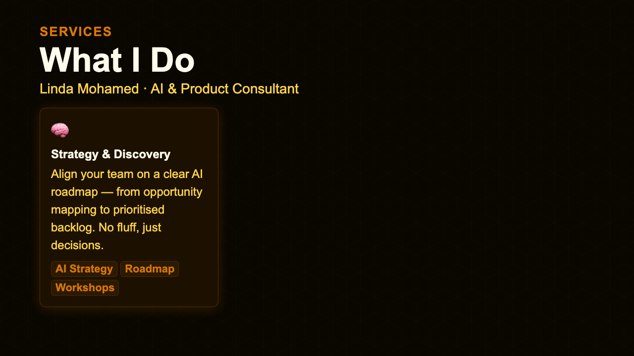 Service Overview - Gold Dashboard