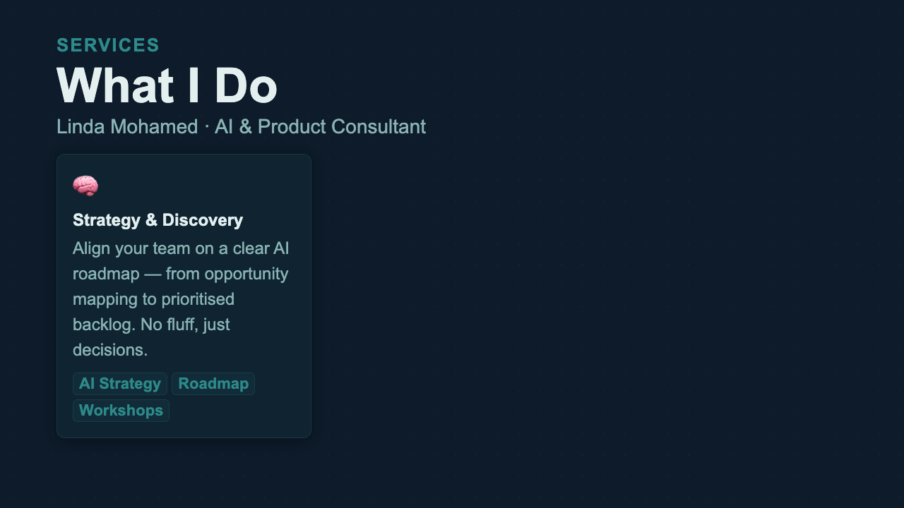 Service Overview - Industrial Dashboard