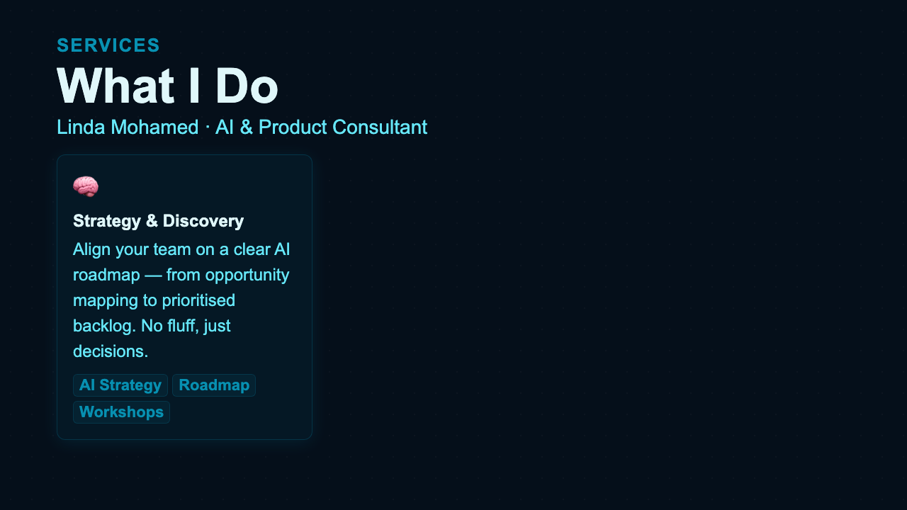 Service Overview - Ocean Dashboard