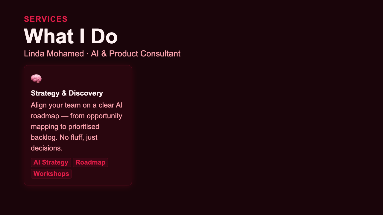 Service Overview - Rose Dashboard