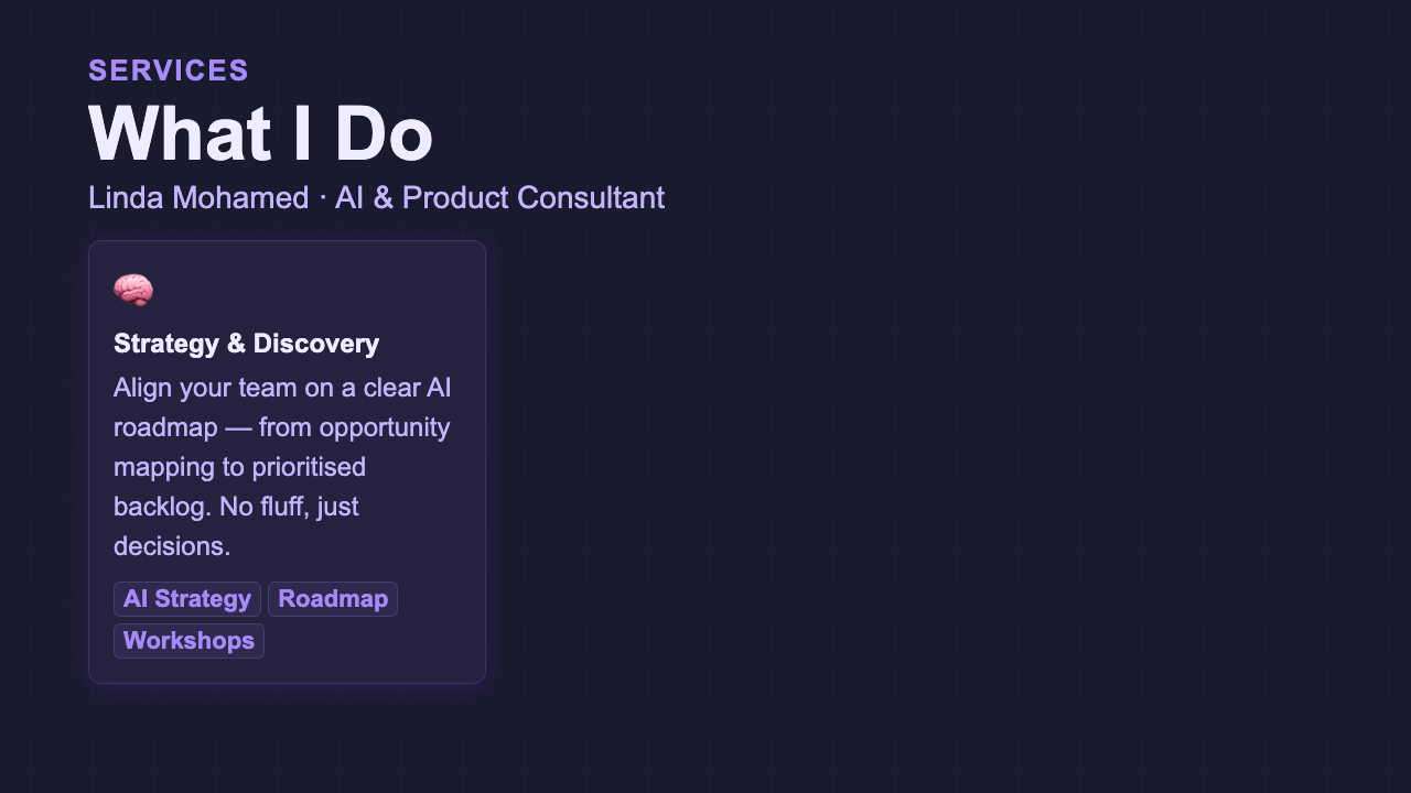 Service Overview - Vienna Dashboard