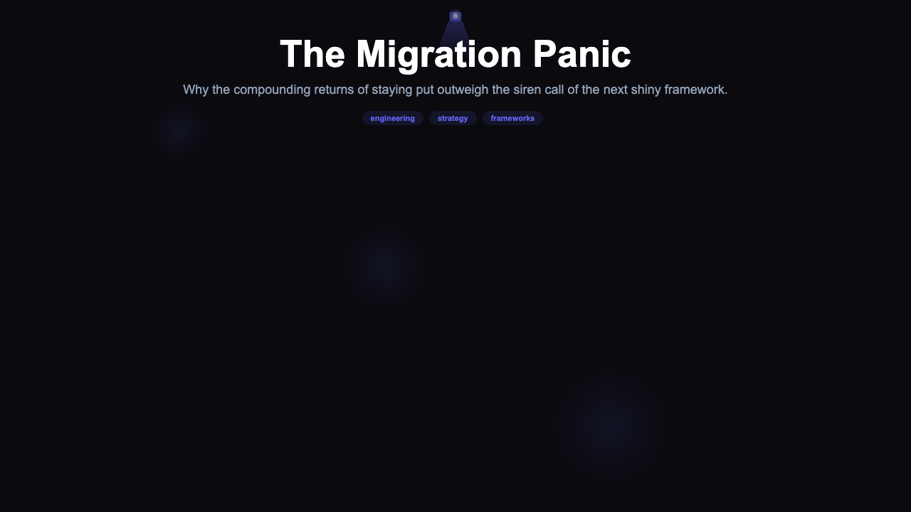 Thought Leadership - Keynote Dark