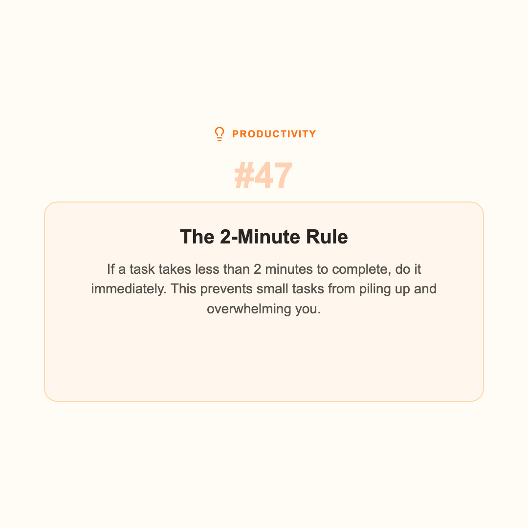 Tip of the Day - Coral Card